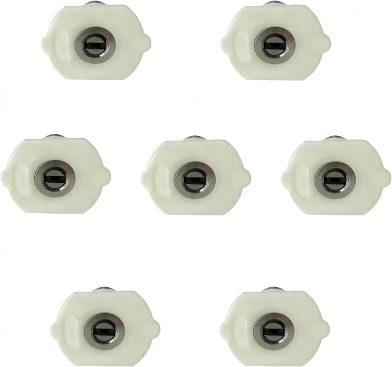 uvbws 7 Pack Daily Pressure Washer Tips, 40 Degree White Power Washer Nozzle Tips 1/4 Inch Quick Connect, 4000 PSI High-Pressure for Home and Outdoor Cleaning (White) - Image 1